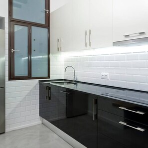 Apartment, Accessible | Private kitchen - Unique Architects Apartment IN Trendy Central Poble SEC By Myrentalhost (Barcelona)