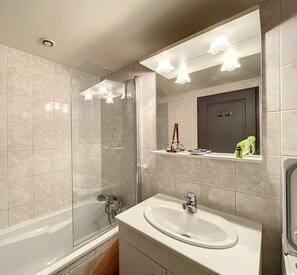Shower, hair dryer
