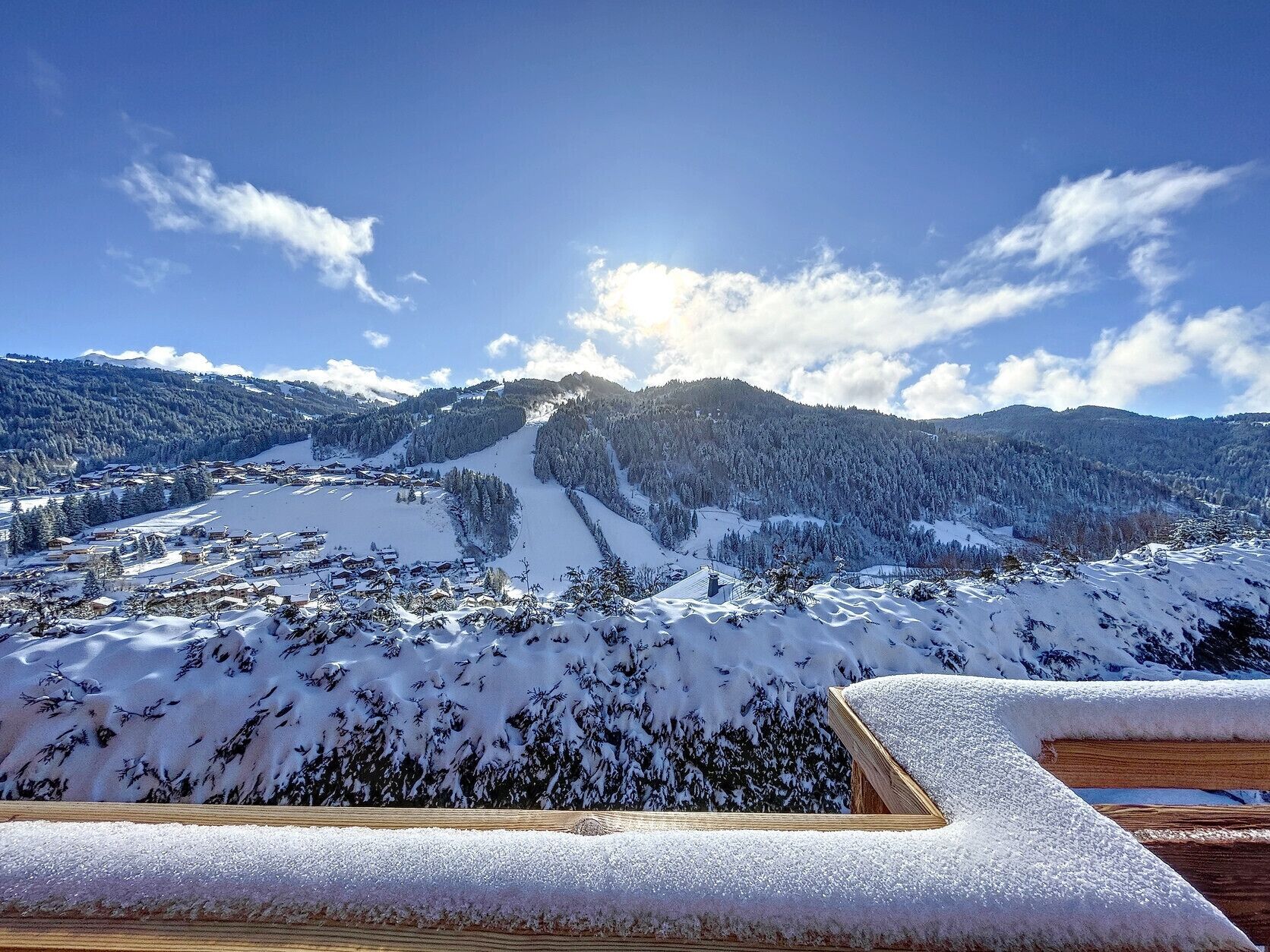 Vista desde la propiedad