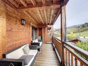 Terrace/patio - Reve de Montagne - appartement - 6 pers - proche p (Les Gets)