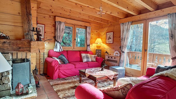 TV - Chalet Le Buech - 8 pers - proche pistes (Les Gets)