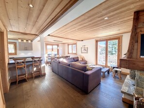 Fernseher, Kamin