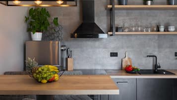 House (Five Bedroom House with Terrace and S) | Private kitchen | Fridge