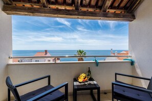 Studio (Studio Apartment with Balcony and Sea) | Balcony - Apartment Petra 14 (Dubrovnik)