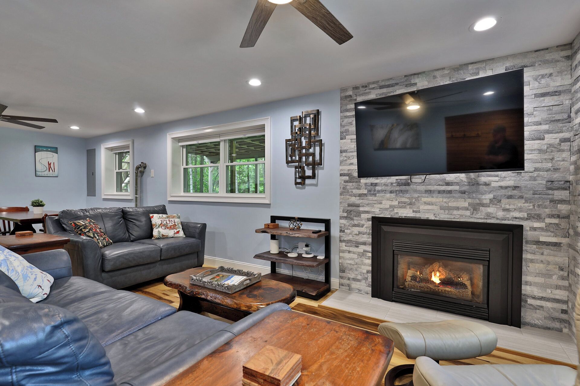 智能電視、壁爐