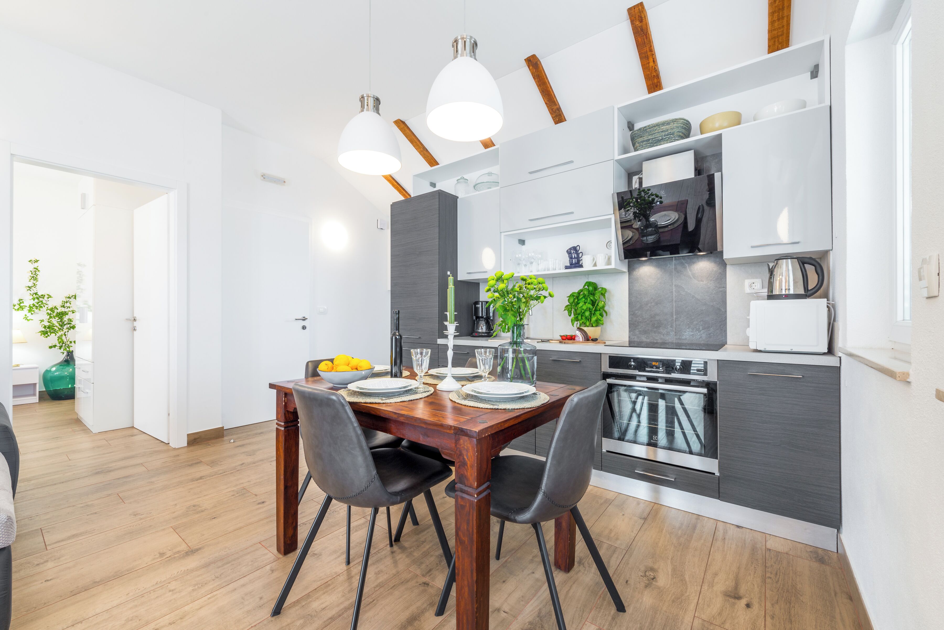 Departamento (Comfort One Bedroom Apartment with Ba) | Cocina privada | Refrigerador 