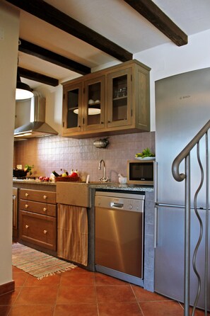 Villa (Three Bedroom Villa) | Private kitchen | Fridge