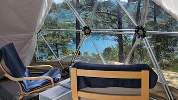 Tent, uitzicht op zee | 1 slaapkamer, beddengoed