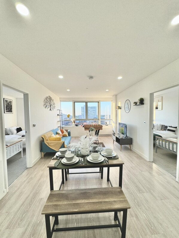 Lägenhet | Vardagsrum | Tv