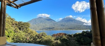 Extraordinary Lakeside House Overlooking Volcanos