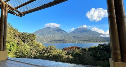Extraordinary Lakeside House Overlooking Volcanos