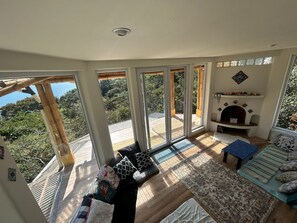 Living area - Extraordinary Lakeside House Overlooking Volcanos (Santiago Atitlán)