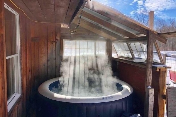 Idromassaggio all'aperto