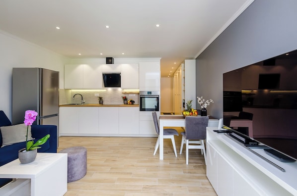 Leilighet (One Bedroom Apartment) | Eget kjøkken | Kjøleskap