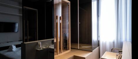 In-room safe, desk, blackout curtains, soundproofing