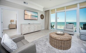 Appart'hôtel, 3 chambres | Coin séjour