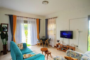 Living area - Inviting 2-bed Apartment in Sseta, Mukono (Seeta)