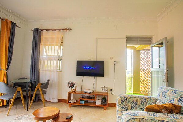 Living area - Inviting 2-bed Apartment in Sseta, Mukono (Seeta)