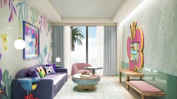 Themed Deluxe Room Connection | Minibar, in-room safe, laptop workspace, free WiFi