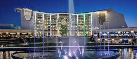 Façana frontal de l'allotjament