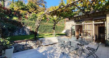 Green Oasis on Lake Iseo - House with Garden and Terrace 1 Minute from the Water