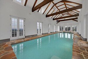 Indoor pool, a heated pool