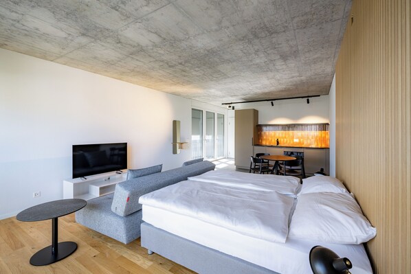 Apartment Large without Balcony | Hypo-allergenic bedding, individually decorated, individually furnished - Aparthotel Il Momento Bern Expo – Self Check-In Hotel. (Bern)