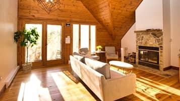 TV connectée, cheminée