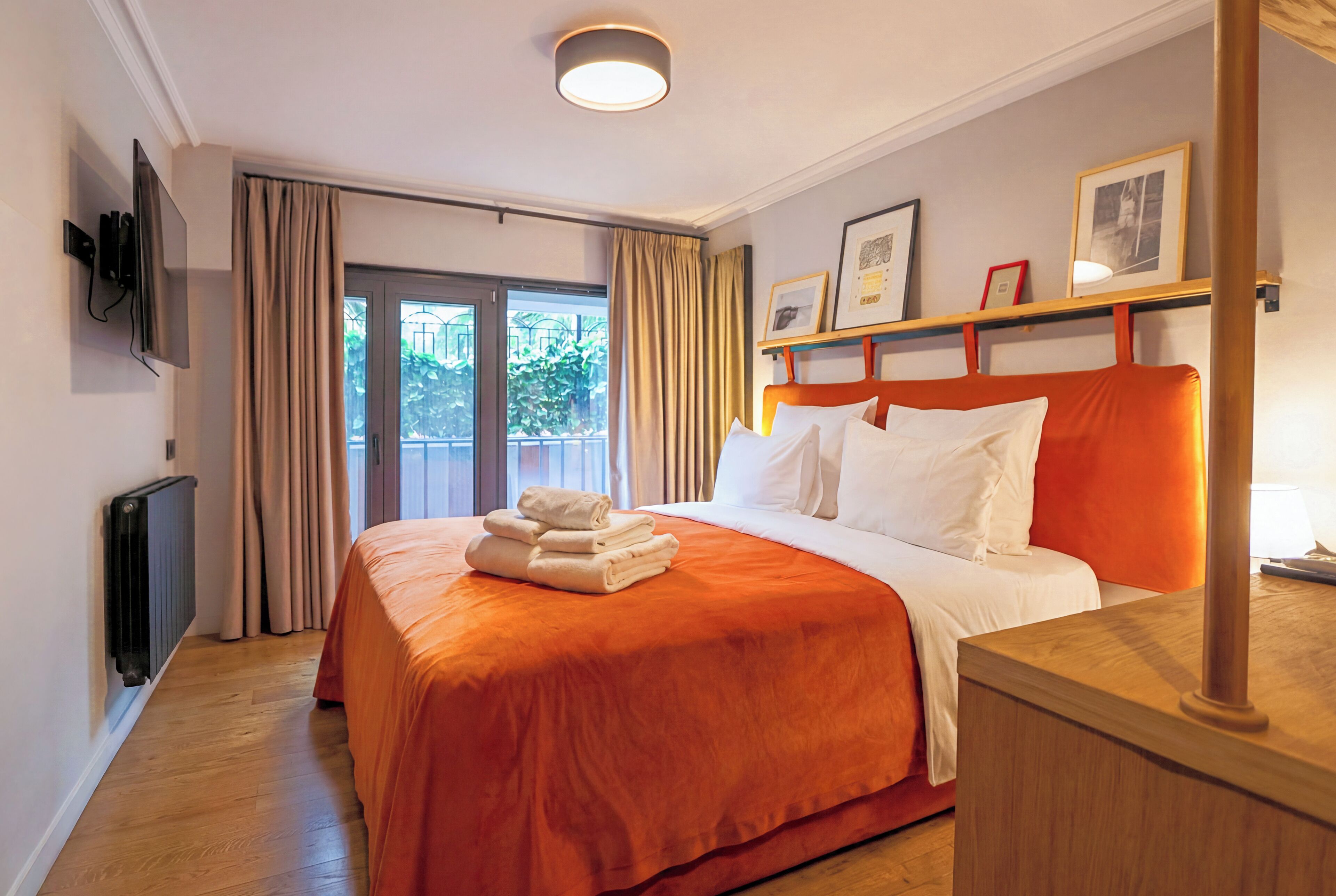 Habitación doble estándar | Ropa de cama de alta calidad, camas Select Comfort y minibar 