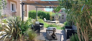 Terrace/patio - A 300 Metres de la Plage, Avec 5 Terrasses Maison Spacieuse et Lumineuse, (Bouzigues)