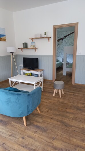 Living area - Quiet country cottage, close to the sea (Daubeuf-Serville)