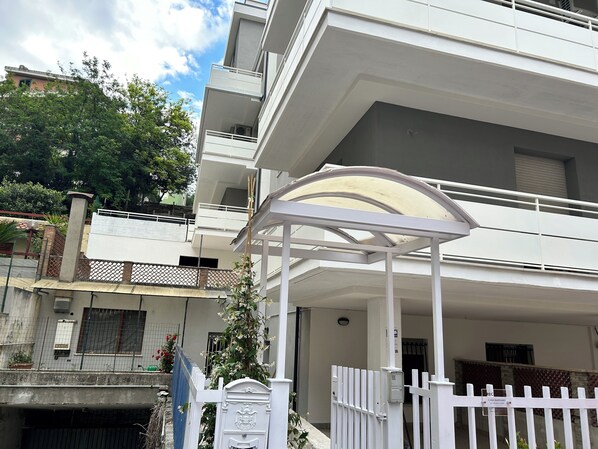 Fassade der Unterkunft