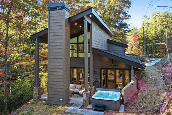 Idromassaggio all'aperto