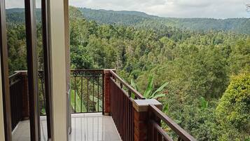 Kamar Double atau Twin Panorama, pemandangan bukit | Pemandangan balkon