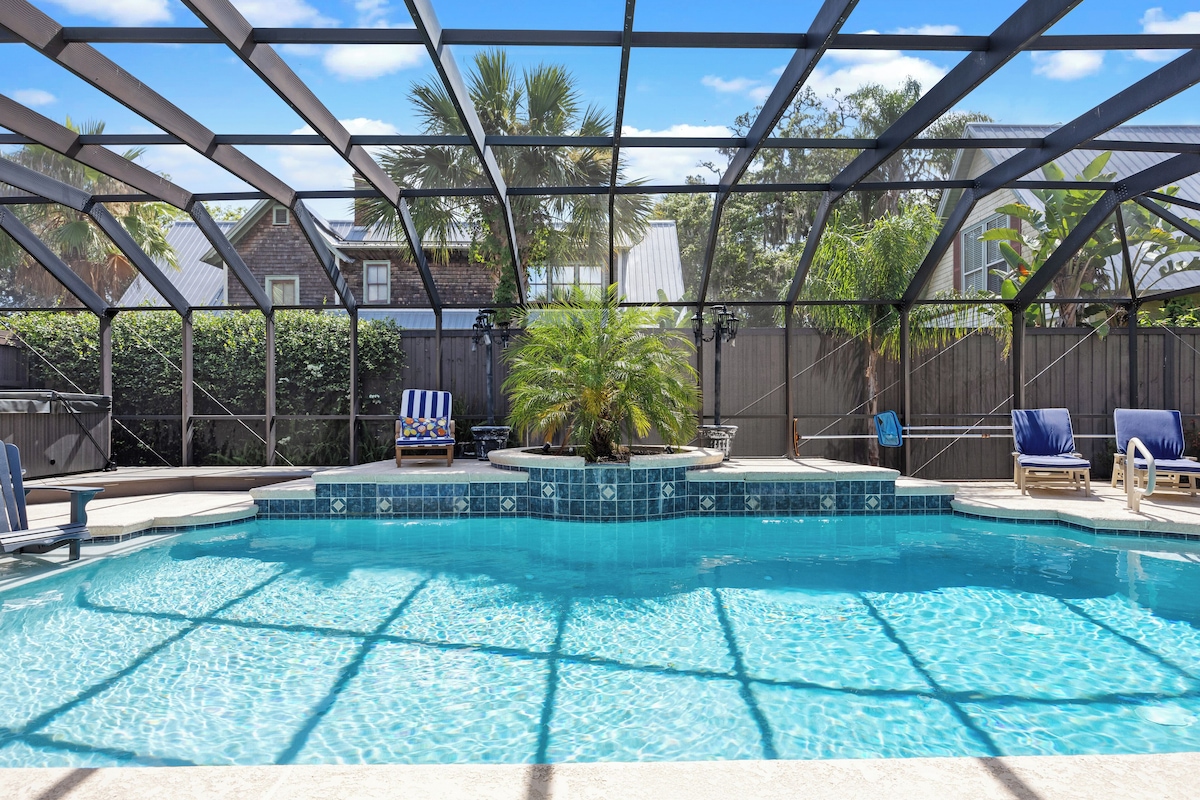 Photo 21 of Luxurious historic home with pool, parking, easy walk to downtown