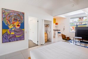 1 室のベッドルーム、アイロン / アイロン台、WiFi