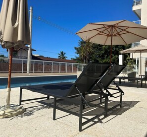 Terrace/patio - Thel Ubatuba - Apto 21/D, Saint Barth - Praia Grande (Ubatuba)