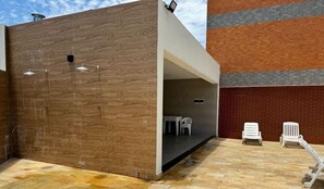 Terrace/patio - Thel Ubatuba - Apto 11/B, Miramar - Itaguá (Ubatuba)