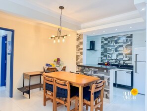 Dining - Thel Ubatuba - Apto 11/B, Miramar - Itaguá (Ubatuba)
