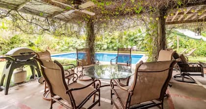 Spacious Farmhouse with Pool & Exotic Gardens