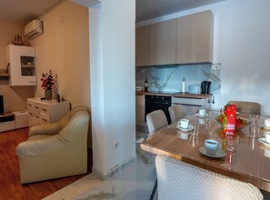 Spiseområde på rommet