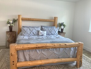 1 bedroom, travel crib, WiFi, bed sheets