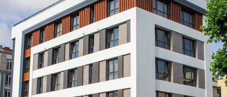 Façana frontal de l'allotjament