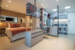 1 soveværelse, strygejern/strygebræt, Wi-Fi, sengetøj