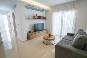 Exclusive Apartment, Courtyard Area | Living area