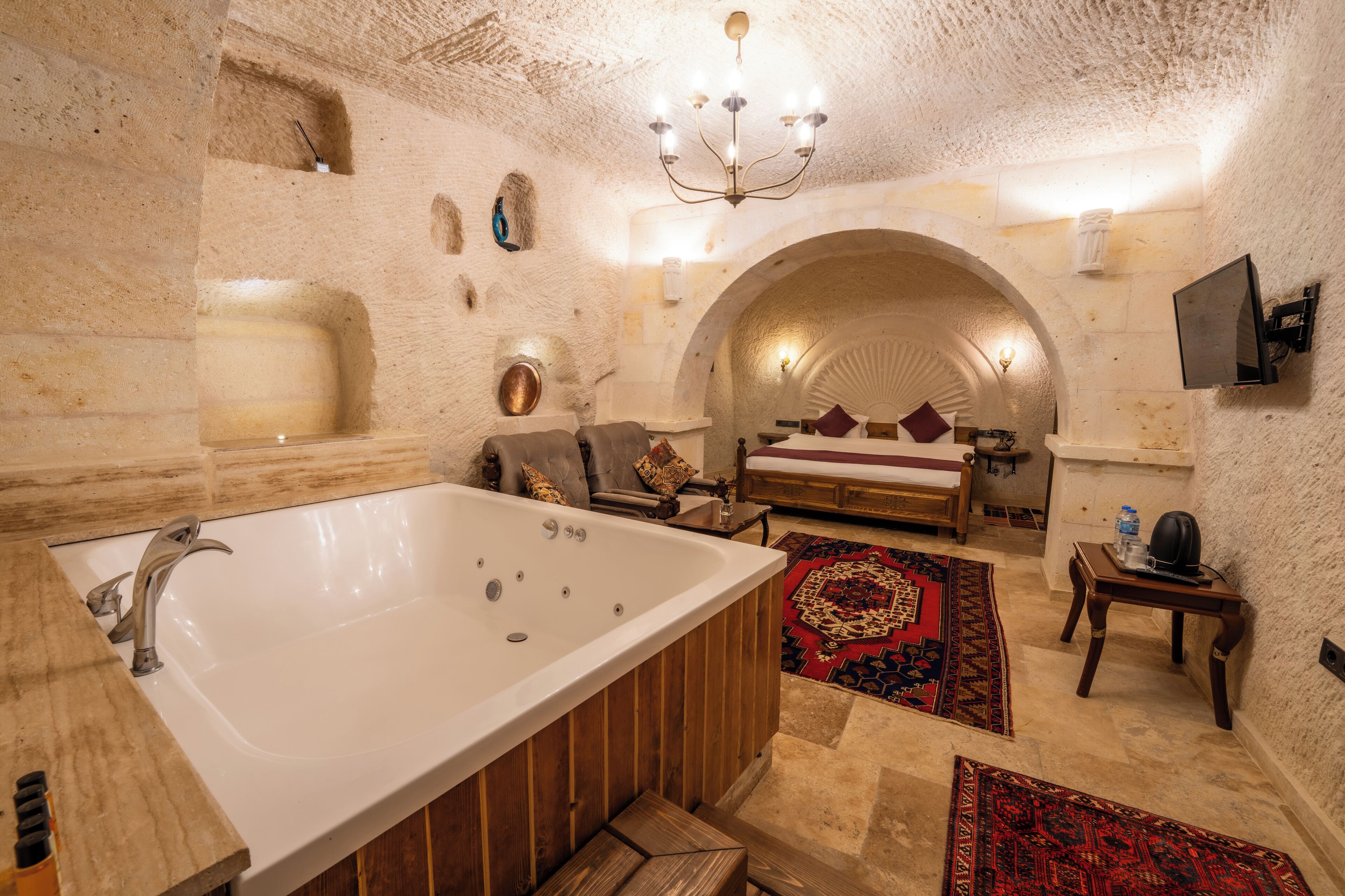 高級雙人房, 1 張特大雙人床, 熱水浴缸, 庭園景 | 高級寢具、Select Comfort 床墊、獨特設計、獨特裝修