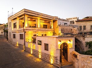 Fachada de la propiedad