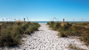 On the beach