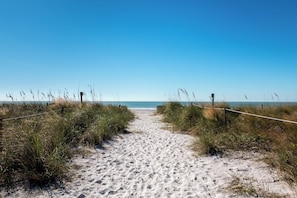 Aan het strand