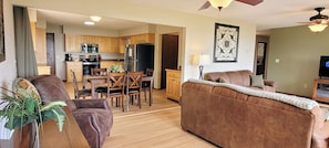 Smart TV, video games, DVD player, table tennis